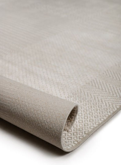 Viokarpet Eden Teppich Rechteckig Synthetisch,Polyester/Cotton/Leather Beige