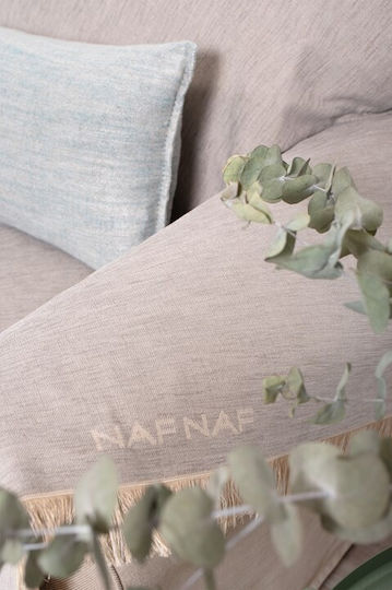 Naf Naf Highline Ριχτάρι Διθέσιου Καναπέ Chenille 180x250εκ. Γκρι
