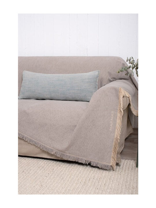 Naf Naf Highline Sofa Throw Chenille 180x250cm Gray 875-180 x 250