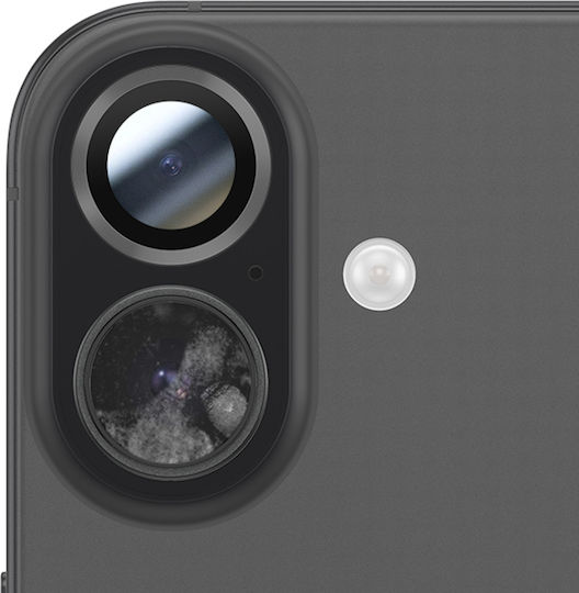 Protecție Lentilă Cameră Avizar iPhone 17 Întărită Margini Negre