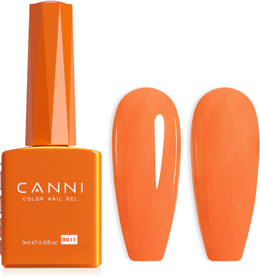 Canni Color Хибриден Лак за Нокти Carrot Orange 9мл 1бр