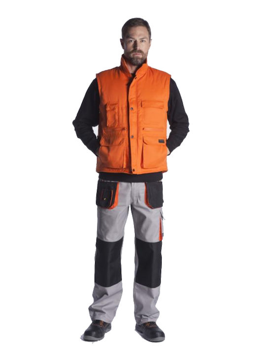 Fageo Bărbați Vestă de siguranță Roșu