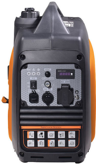Kraft 3250iS Silent Suitcase Type Gasoline Four-Stroke Inverter Generator with Manual Starter and Power (max) 3.13kVA