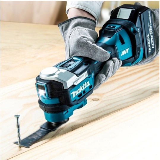 Makita DLX6126JX1 Σετ Γωνιακός Τροχός, Δισκοπρίονο, Δραπανοκατσάβιδο, Παλμικό Κατσαβίδι, Πολυεργαλείο & Σκαπτικό 18V με 3 Μπαταρίες 5Ah και Θήκη