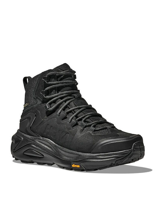 HOKA Kaha Men's Hiking Boots Waterproof with Gore-Tex Membrane Black