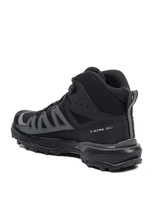 Salomon X Ultra 360 Mid Men's Waterproof Hiking Boots with Gore-Tex Membrane Black