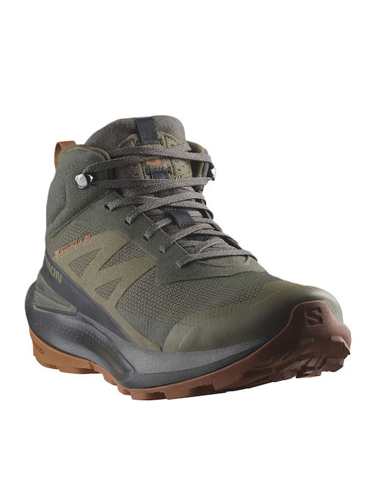 Salomon Elixir Activ Männer Wanderschuhe Gore-Tex Grüne Salomon Elixir Activ Männer Wanderschuhe Gore-Tex Grüne