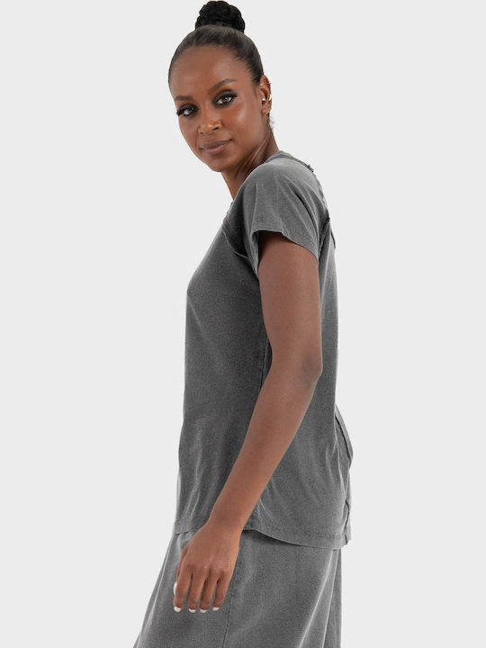 Γυναικείο T-shirt Dark Grey