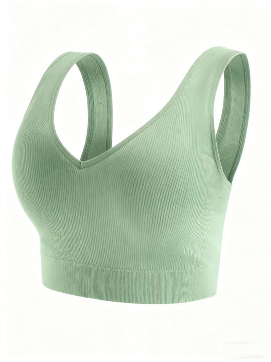 Women's Bra with Removable Padding Khaki
