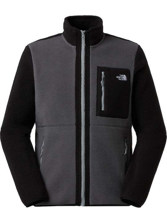 Ανδρική Ζακέτα Fleece Ανθρακί/γκρι