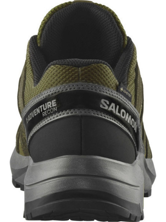 Salomon X-adventure Recon Goretex Men's Waterproof Green Hiking Shoes