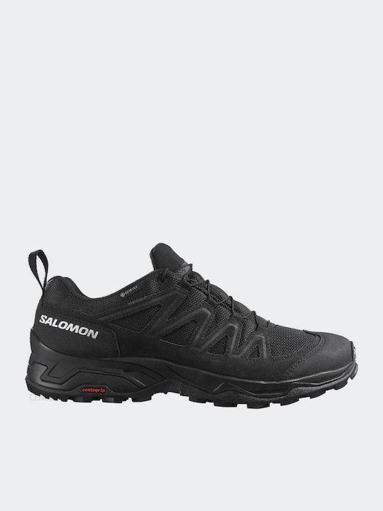 Salomon X Ward GTX Men's Hiking Shoes Waterproof with Gore-Tex Membrane Black
