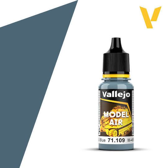 Acrylicos Vallejo Model Air Model Making Paint in Blue color 17ml