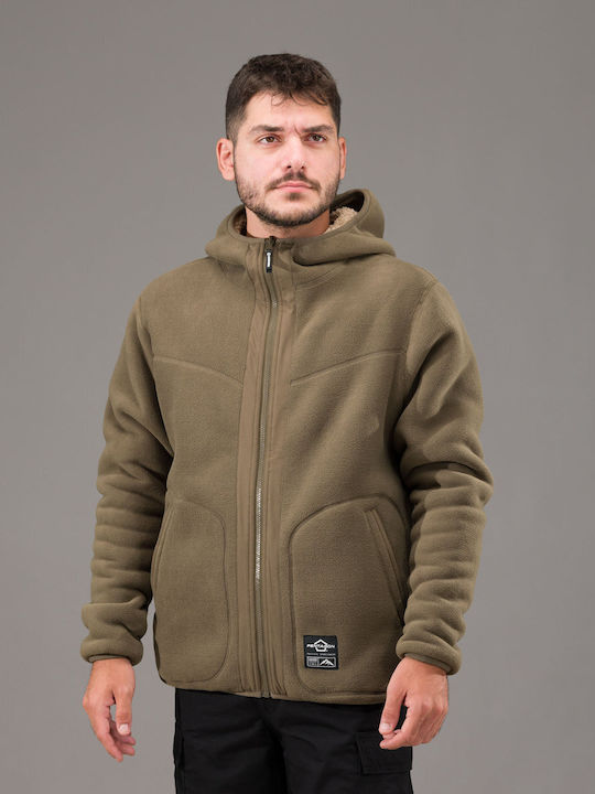 Pentagon Ianos Sherpa Hunting Cardigan Fleece Khaki