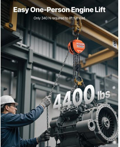 Vevor Chain Hoist Orange