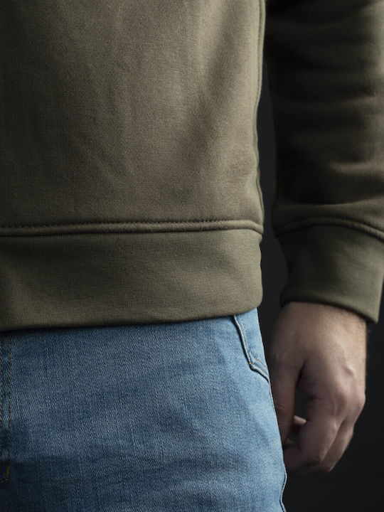 Pentagon Highneck Κυνηγετική Ζακέτα Fleece Μαύρο