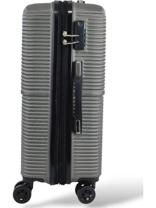 Forecast Medium Hard Gray Travel Suitcase with 4 Wheels Height 65cm