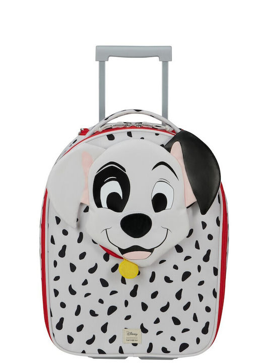 Samsonite Happy Sammies Kids Cabin Travel Suitcase Black and White with 4 Wheels