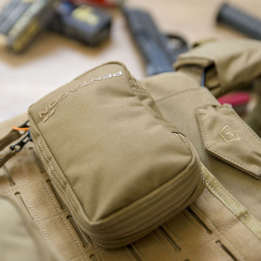Pentagon Kyvos Militärische Tasche Gürtel aus Cordura Gray 0.5Es