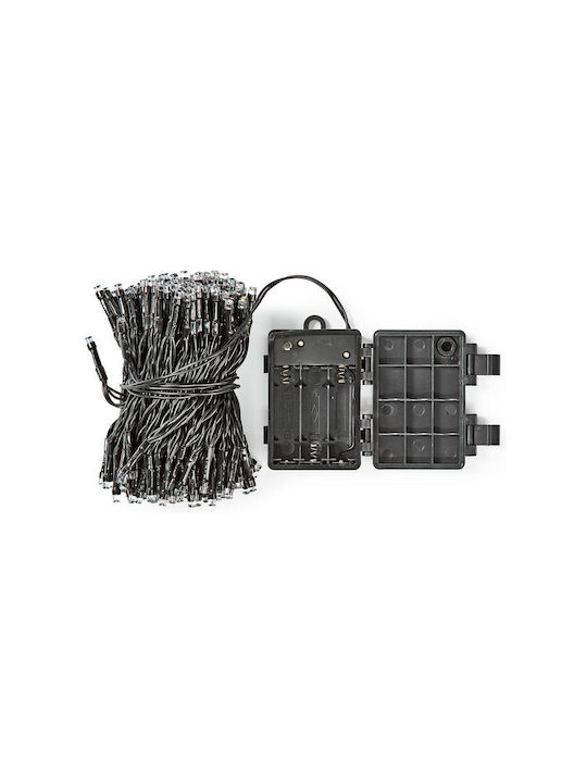 24 Lights LED 1.7m. Warm White Battery in String 1pcs