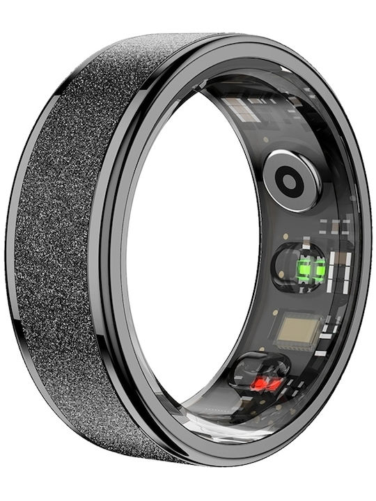 Colmi R10 Smart Ring 21.6mm Wasserdicht mit Pulsmesser Schwarz