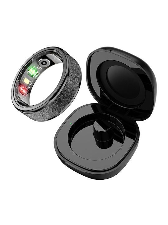 Colmi R10 Smart Ring 21.6mm Wasserdicht mit Pulsmesser Schwarz