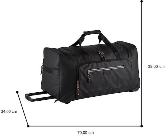 Camel Active Explore Sack Voyage Black with Wheels Fabric W34cm