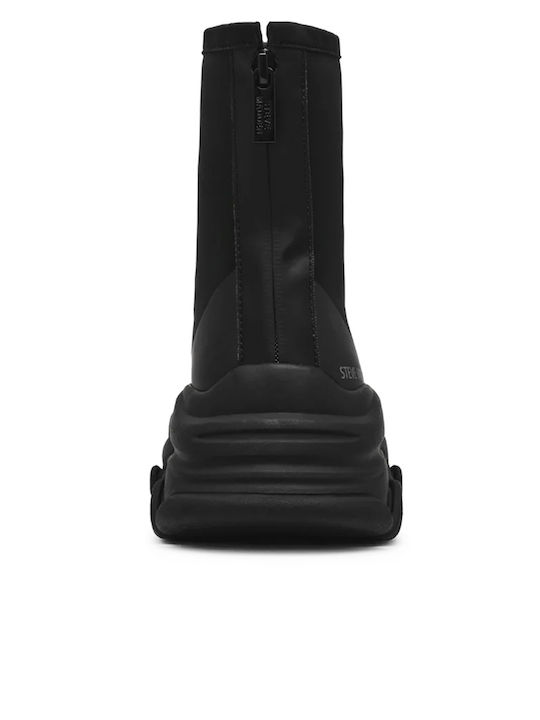 Stiefeletten Damen Schwarz