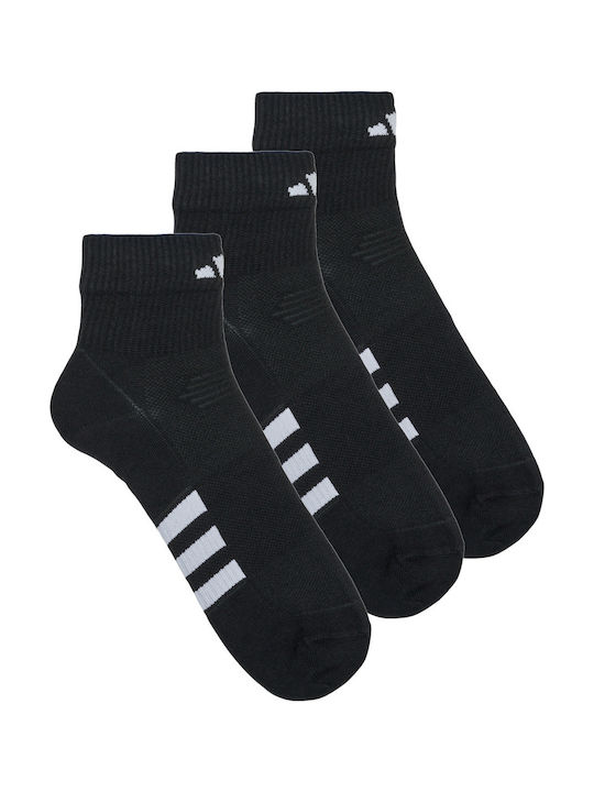 adidas Performance Light Mid-Cut Running Κάλτσες Μαύρες