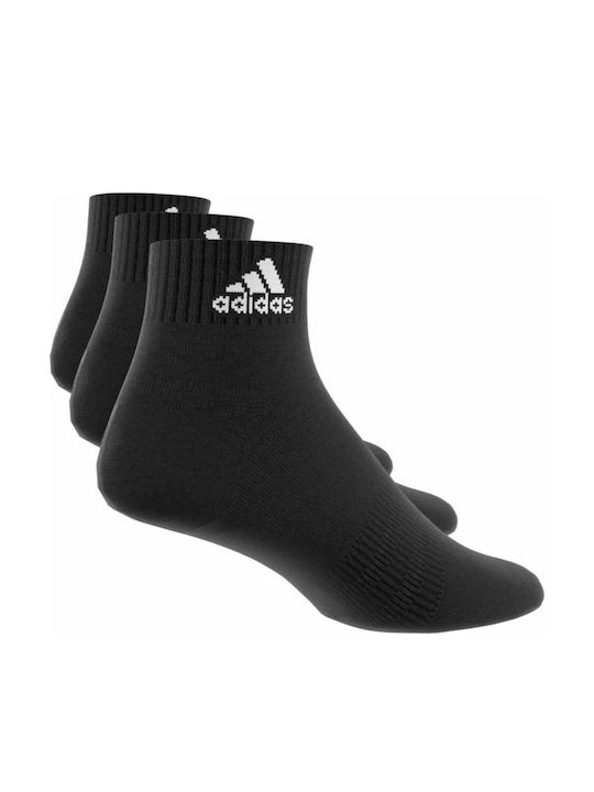adidas Thin And Light Running Κάλτσες Μαύρες 3 Ζεύγη