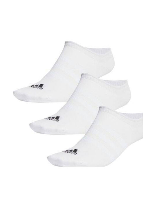 adidas Thin Light Αθλητικές Κάλτσες Λευκές 3 Ζεύγη