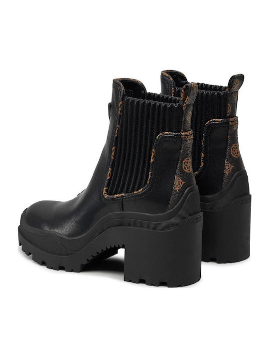 Damen Chelsea Stiefeletten Schwarz