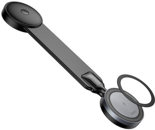 Hoco HW29 Car Mobile Mount 4.5" - 7" with MagSafe Magnet & Wireless Charging 15W Black