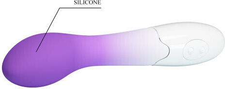 Pretty Love Bishop Κλασικός Δονητής 18cm Μωβ