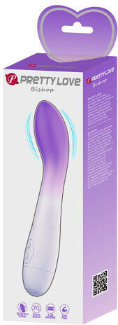Pretty Love Bishop Κλασικός Δονητής 18cm Μωβ