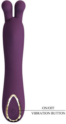 Pretty Love DJ Vibrator Kaninchen 13.9cm Lila