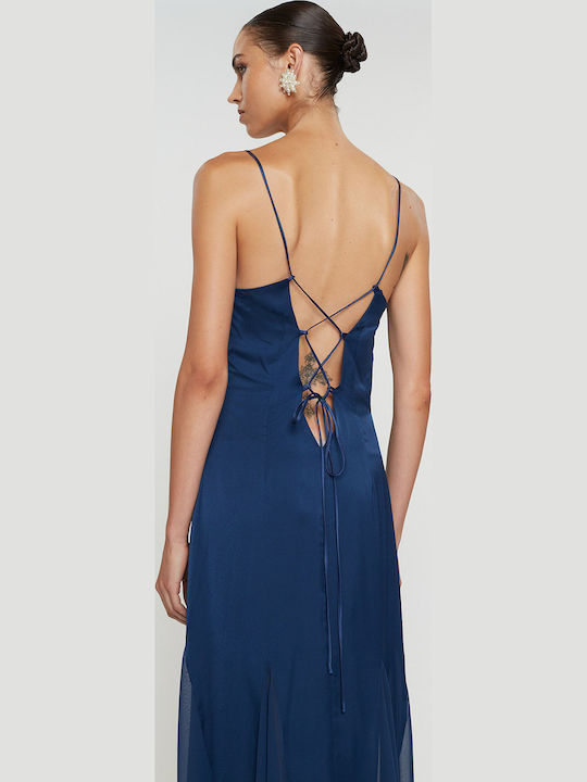 Maxi Evening Dress Blue