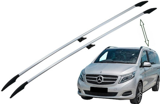 Μπάρες Οροφής Αλουμινίου για Mercedes-Benz V (Σετ χωρίς πόδια)