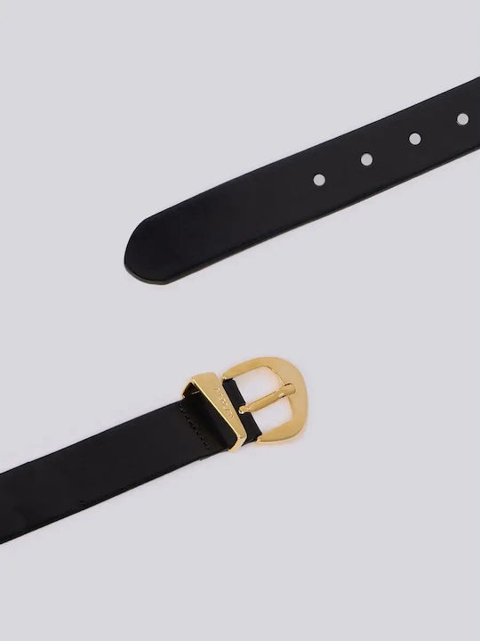 Leather Women's Belt Black