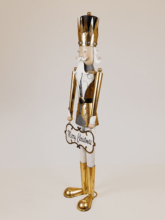Eurolamp Metal Christmas Nutcracker 165cm Gold