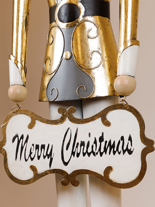 Eurolamp Metal Christmas Nutcracker 165cm Gold