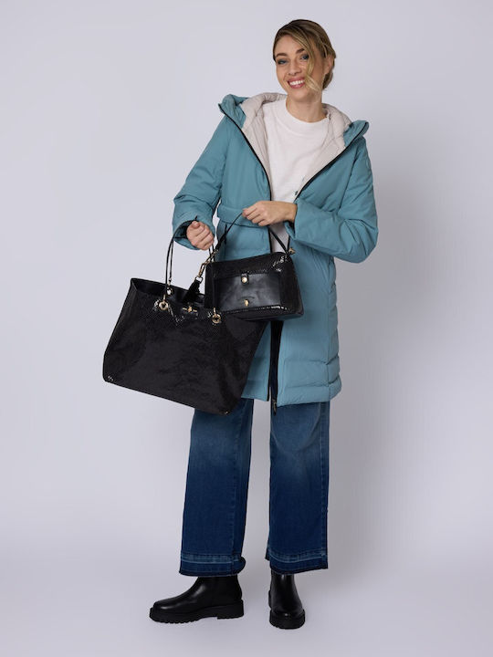 Women's Bag Shopper Shoulder Black