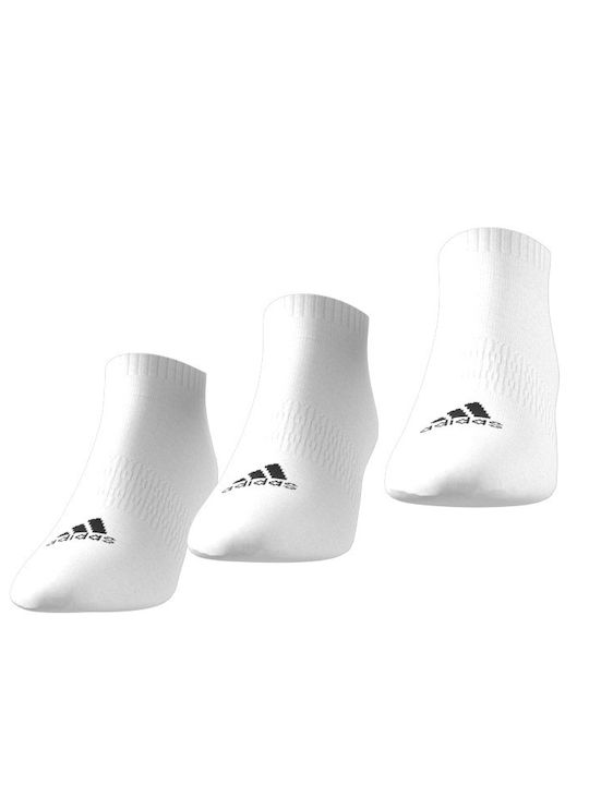 adidas Cushioned Αθλητικές Κάλτσες Λευκές 3 Ζεύγη
