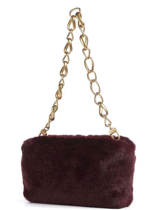 Cuddles Fell Damen Schulter / Handtasche Burgundisch 281392-Wein