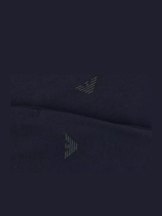 Emporio Armani Men's Winter Pajamas Set Blue