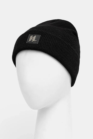Beanie Unisex Beanie Gestrickt in Schwarz Farbe