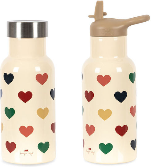 Konges Slojd Termos Sticlă Pentru Copii Din Oțel Inoxidabil Gri 350ml
