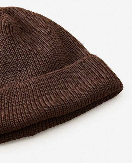 Beanie Masculin Căciulă Tricotat în culoarea Maro