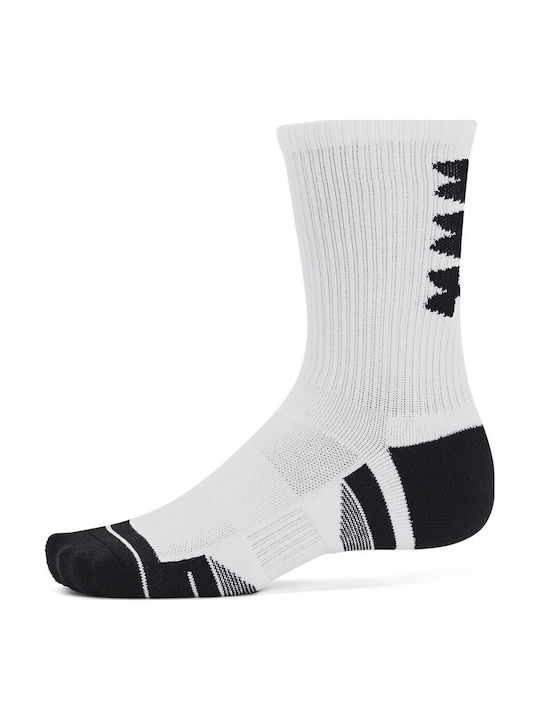 Under Armour Ua Performance Tech Athletic Socks White 3 Pairs