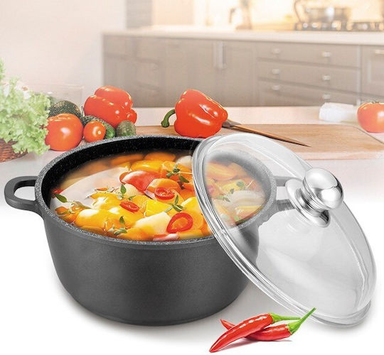 Maestro Βαθιά Κατσαρόλα από Αλουμίνιο 2.1lt / 20cm